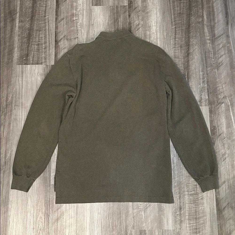 Polo by Ralph Lauren Long Sleeve Dark Polo - Medium
